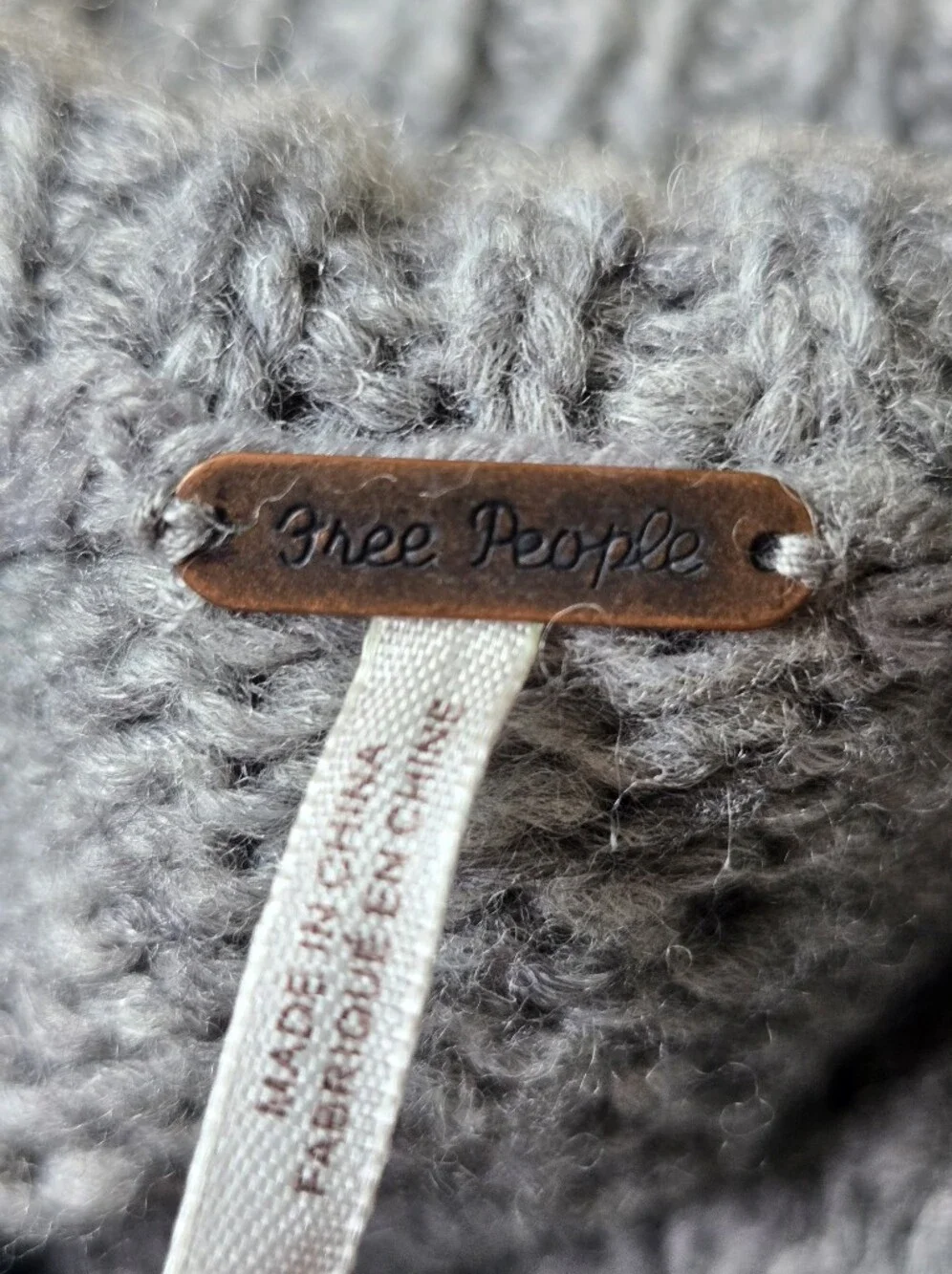 Free People Ragnar Fair Isle Split Cowl Neck Sweater Size Medium